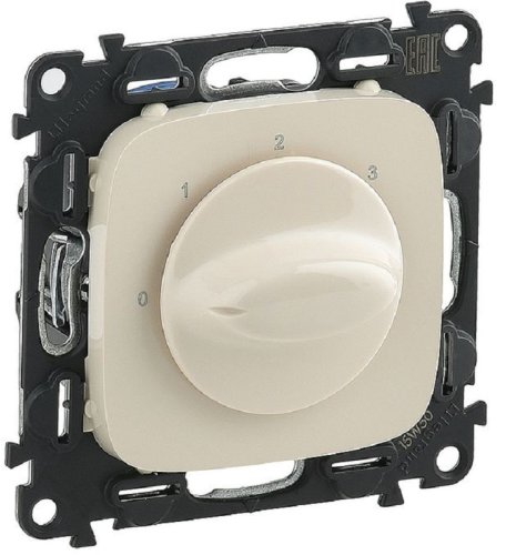 Выключатель вентилятора без рамки Legrand Valena Allure 4-поз. слоновая кость картинка